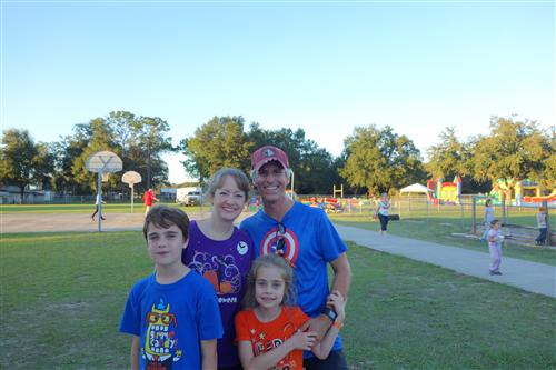Mr. Atherton and his family 